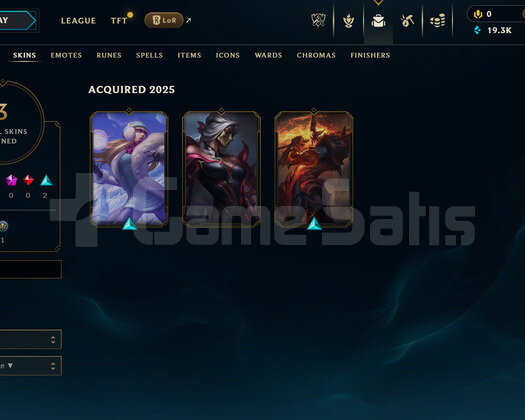 EUW Unranked | 3 Kostüm - 19K Mö | Dereceli Hazır