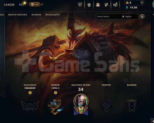 EUW Unranked | 3 Kostüm - 19K Mö | Dereceli Hazır