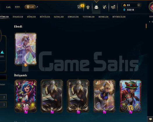 EUW | 269 SKİN | PLATİN 4