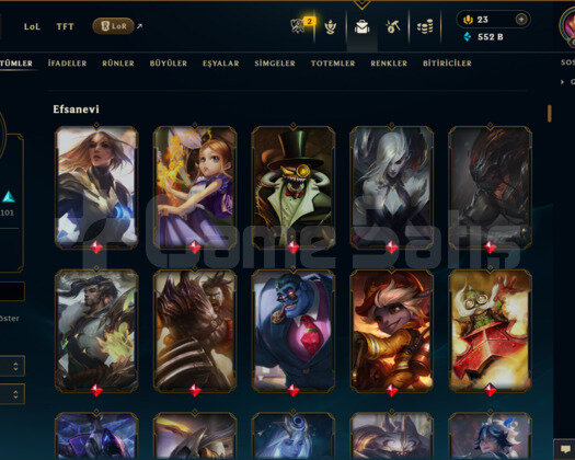 EUW | 269 SKİN | PLATİN 4