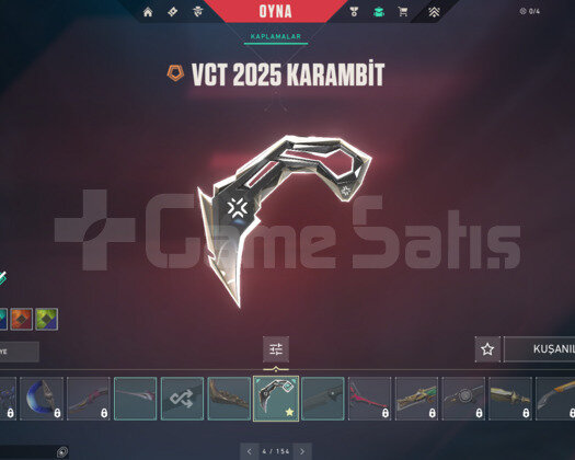 TR | VCT 25 KARAMBİT/KAOS/SERİ TETİK MAİL HESAP