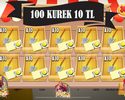 100 Kürek 10 TL