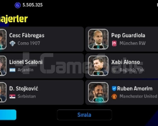 Kg 3215 sağlam süper lig kadro