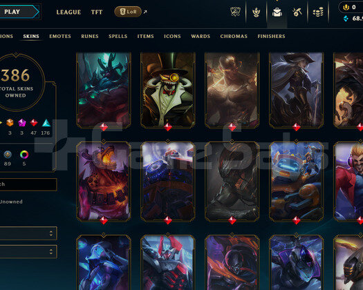 280 LEVEL / 386 SKIN / FULL HERO / +MAIL / + TEL