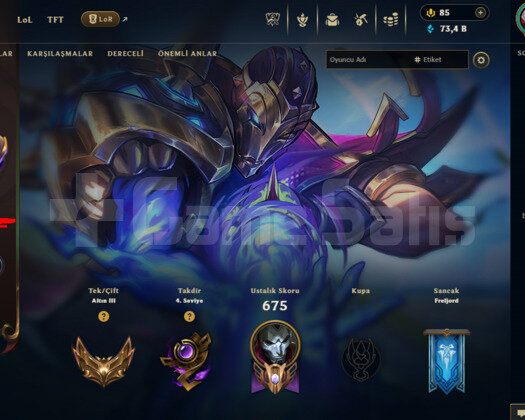 587 LEVEL / 552 SKIN / FULL HERO / +MAIL / KAÇMAZ!