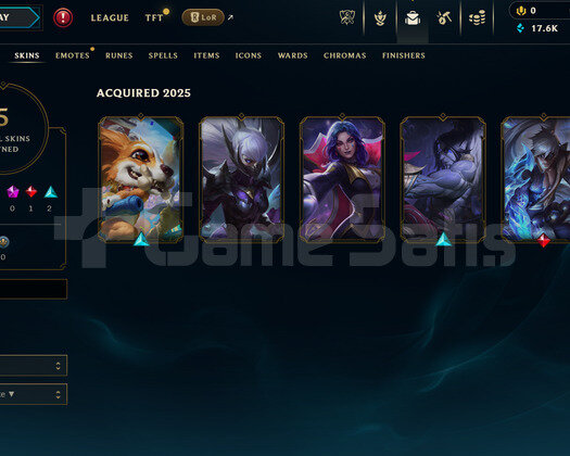 EUW Unranked | 5 Kostüm - 17K Mö | LoL Hesap