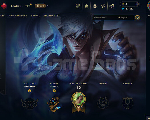 EUW Unranked | 5 Kostüm - 17K Mö | LoL Hesap