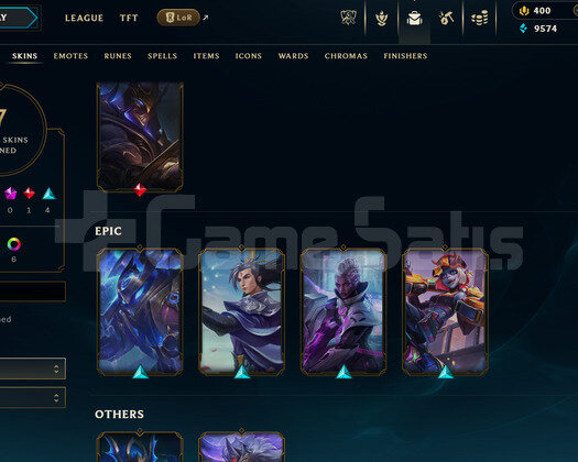 EUW Unranked | 7 Kostüm - 400 Rp | LoL Hesap