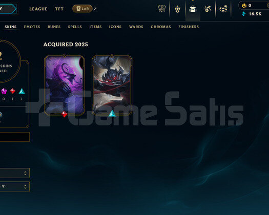 EUW Unranked | 2 Kostüm - 16K Mö | LoL Hesap