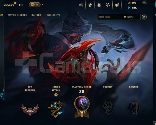 EUW Geçen Sezon Plat | 9 Kostüm - 12K Mö | Derecel