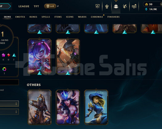 EUW Unranked | 11 Kostüm - 14K Mö | Dereceli Hazır
