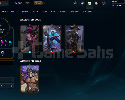 EUW Unranked | 4 Kostüm - 12K Mö | Dereceli Hazır