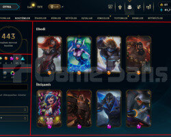 391 LEVEL / 443 SKIN / FULL HERO / +MAIL / KAÇMAZ!