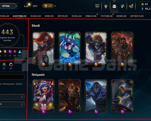 391 LEVEL / 443 SKIN / FULL HERO / +MAIL / KAÇMAZ!