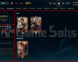 1091 SKIN / 58 İHTİŞAMLI / 3194 RP / KAÇMAZ FİYAT!