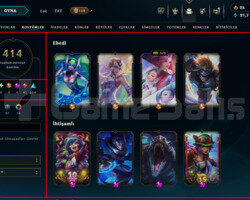 420 LEVEL / 414 SKIN / TFT DEĞERLİ / +MAIL / +TEL