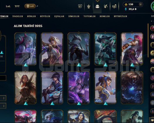 TR LoL Hesabı | 31 Skin | E-Posta Değiştirilebilir