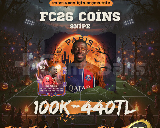 FC26 Coins - 100K/440 TL - SINIRLI İNDİRİMLİ