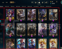 EUW / 913 LEVEL / 467 SKIN / 19 İHTİŞAMLI / +MAIL