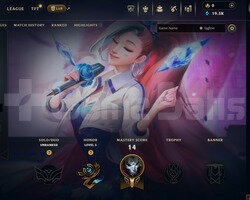 EUNE Unranked | 1 Kostüm - 19K Mö | LoL Hesap