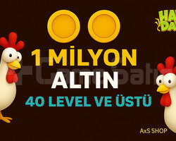 +40 Level 1 Milyon Altın ANINDA TESLİMAT