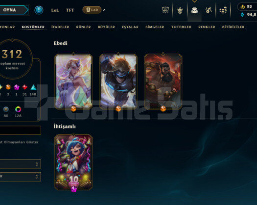 536 LEVEL / 312 SKIN / FULL HERO / +MAIL / KAÇMAZ!