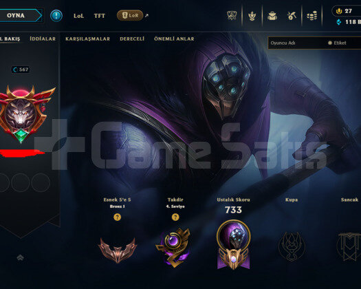 567 LEVEL / 259 SKIN / FULL HERO / +MAIL / +TEL