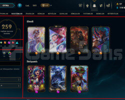567 LEVEL / 259 SKIN / FULL HERO / +MAIL / +TEL