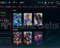 734 LEVEL / 274 SKIN / FULL HERO / +MAIL / KAÇMAZ!