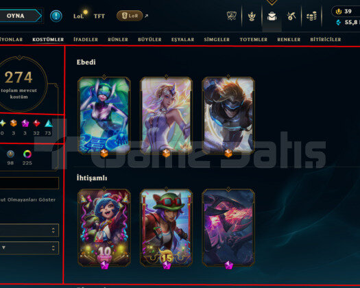 734 LEVEL / 274 SKIN / FULL HERO / +MAIL / KAÇMAZ!