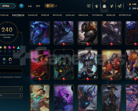 458 LEVEL / 240 SKIN / FULL HERO / +MAIL / KAÇMAZ!