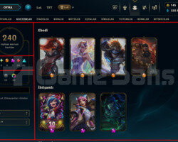 458 LEVEL / 240 SKIN / FULL HERO / +MAIL / KAÇMAZ!