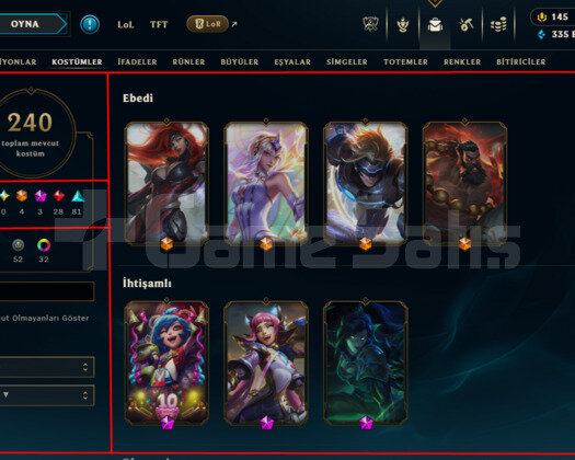 458 LEVEL / 240 SKIN / FULL HERO / +MAIL / KAÇMAZ!