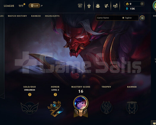 EUW Unranked | 3 Kostüm - 12K Mö | Dereceli Hazır