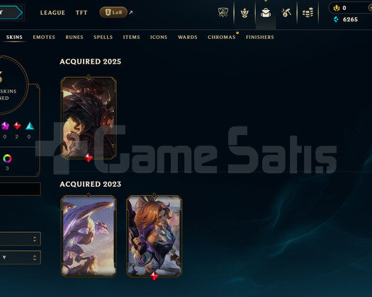EUW Unranked | 3 Kostüm - 25 Hero | Dereceli Hazır