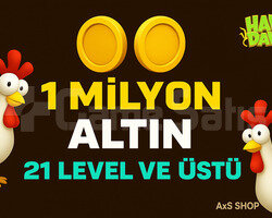 +21 Level 1 Milyon Altın ANINDA TESLİMAT