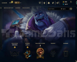 EUW Unranked | 900 Rp - 4 Kostüm | Dereceli Hazır