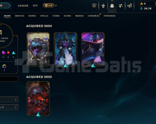 EUW Unranked | 4 Kostüm - 20K Mö | Dereceli Hazır