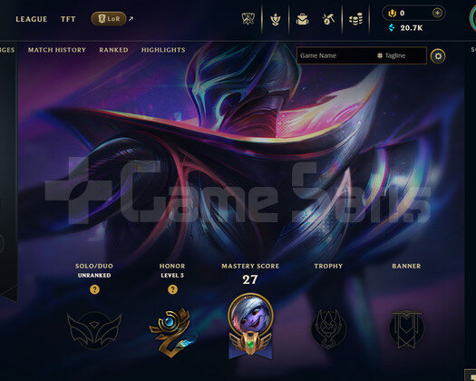 EUW Unranked | 4 Kostüm - 20K Mö | Dereceli Hazır