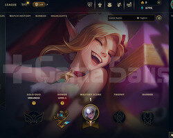 EUW Unranked | 4 Kostüm - 41 Hero | LoL Hesap