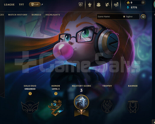 EUW Unranked | 1 Kostüm - 25 Hero | LoL Hesap