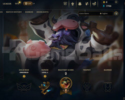 EUW Unranked | 1 Kostüm - 30 Hero | LoL Hesap