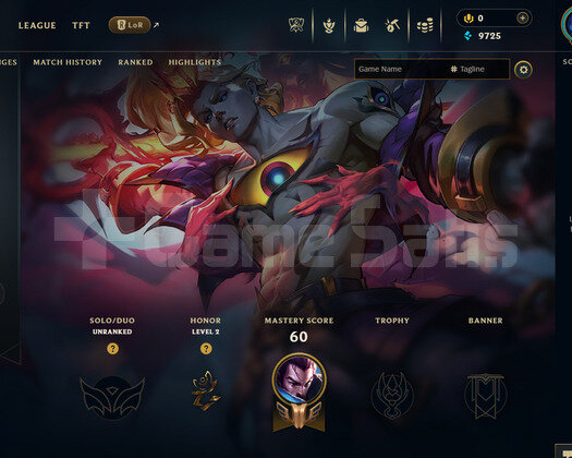 EUW Unranked | 3 Kostüm - 29 Hero | LoL Hesap