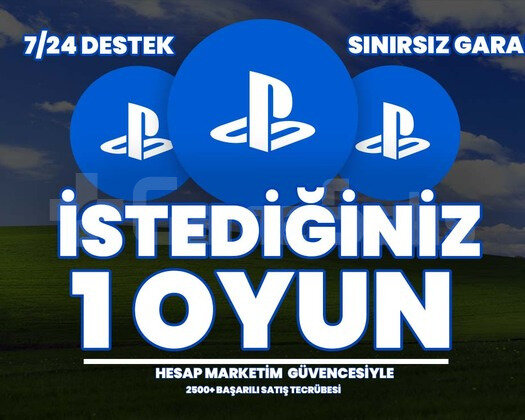 İSTEDİĞİNİZ 1 PSN OYUNU + GARANTi