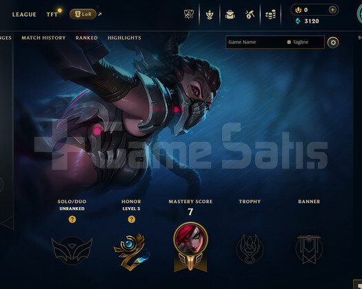 EUW Unranked | 1 Kostüm - 24 Hero | LoL Hesap