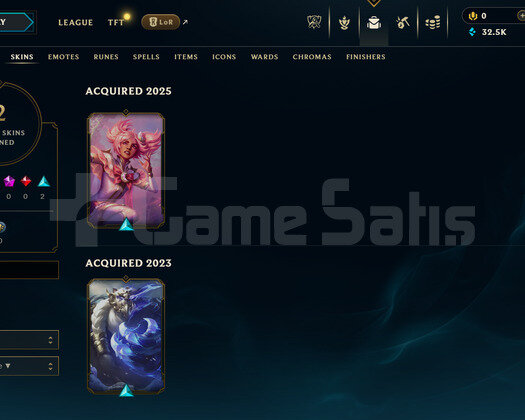 EUW Unranked | 2 Kostüm - 32K Mö | LoL Hesap