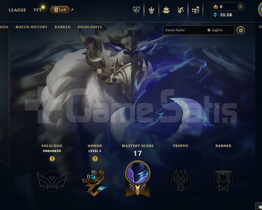 EUW Unranked | 2 Kostüm - 32K Mö | LoL Hesap