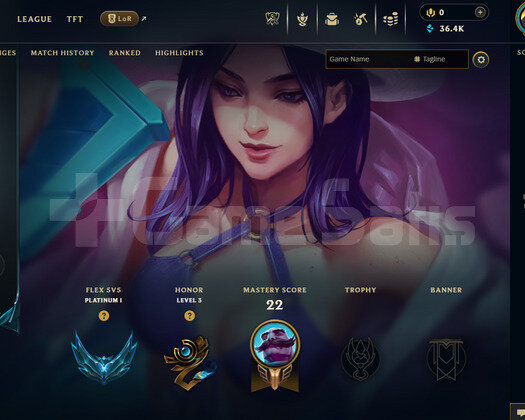 EUW Esnek Plat 1 | 2 Kostüm - 36K Mö | LoL Hesap