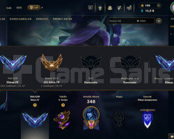 EUW ELMAS 4 HESAP 514 MAÇ 49 WR +2O LP