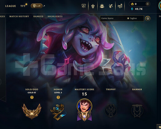 EUW Gold 3 | 4 Kostüm - 42K Mö | LoL Hesap